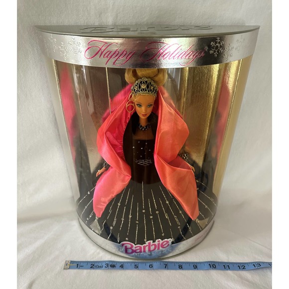 Happy Holidays Barbie Special Edition Vintage 1998 New in Box - Rare Misprint!! - Picture 11 of 13